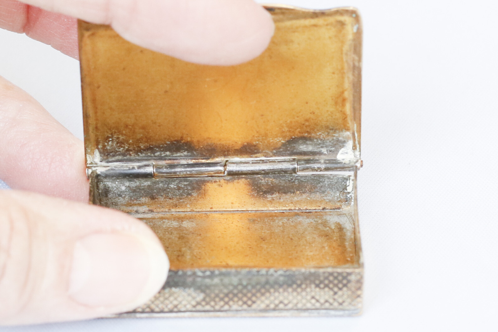 Rare 19C Silver Plated Box French Emperor Napoleon Bonaparte Waterloo Battle War