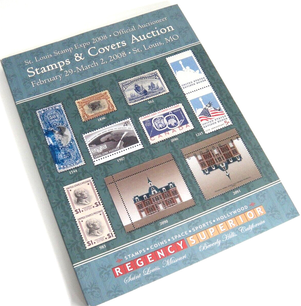 Regency Superior Auction Catalog Stamps & Covers 2008 Errors Zeppelin Orangeburg
