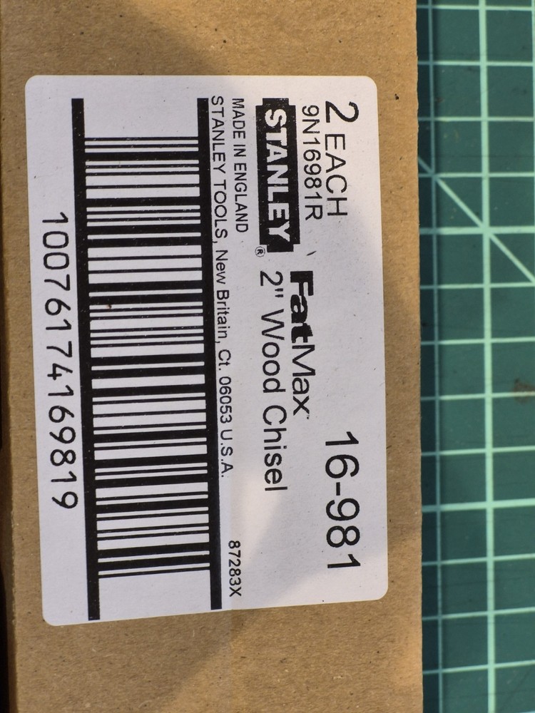 Stanley Fat Max 2 Inch Wood Chisel
