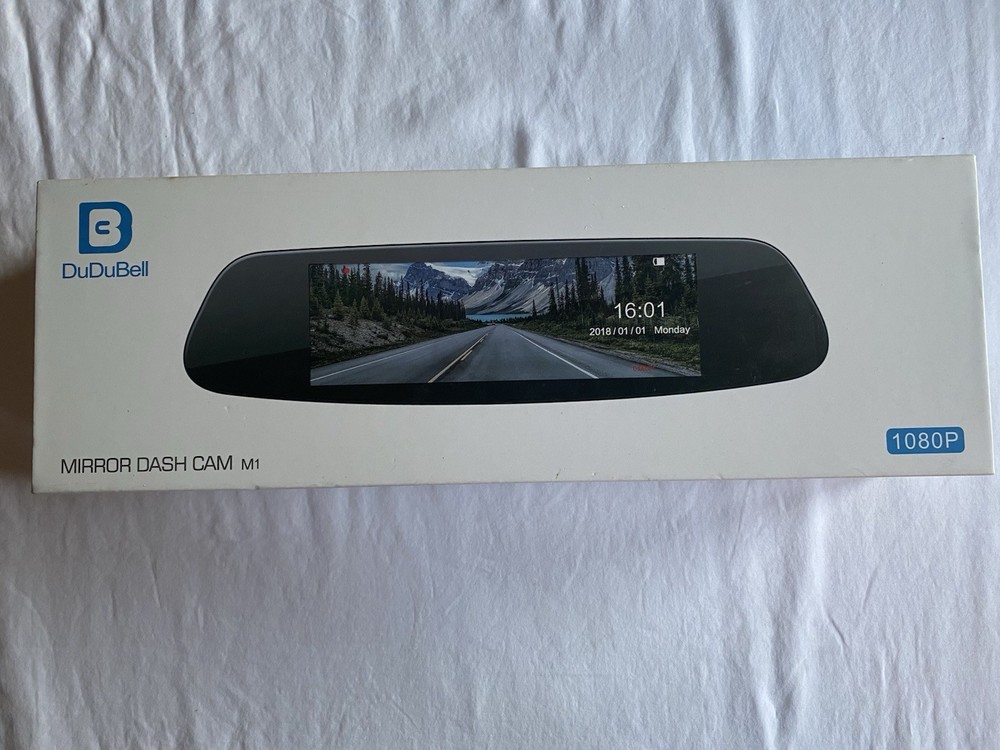 Dudubell M1 Mirror Dash Cam 1080p Loop Recording Motion Detection