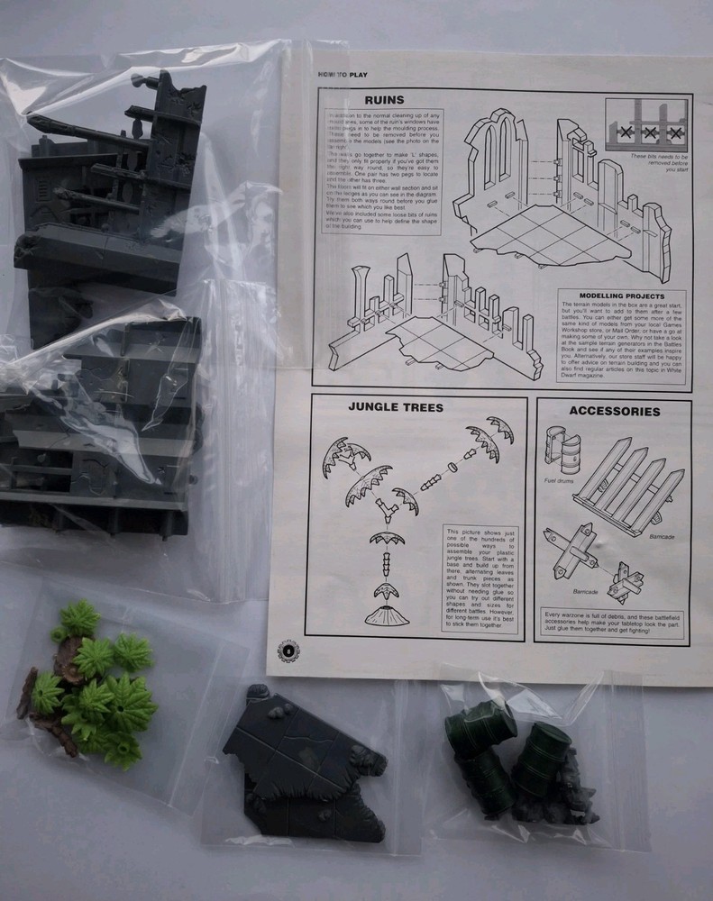 Warhammer Terrain 3rd Edition, Terrain + Accessories, Warhammer 40K Starter Set