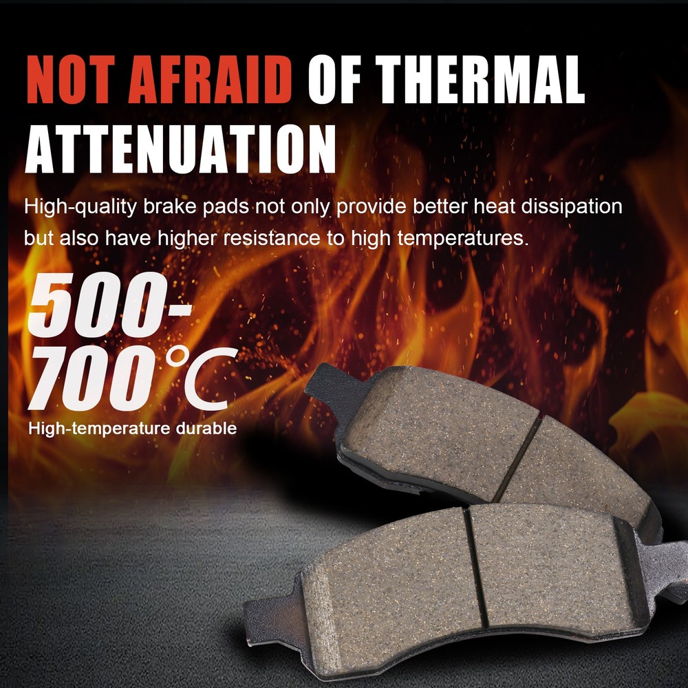 Front Ceramic Brake Pads For Buick Enclave 2008 - 2017 All Models