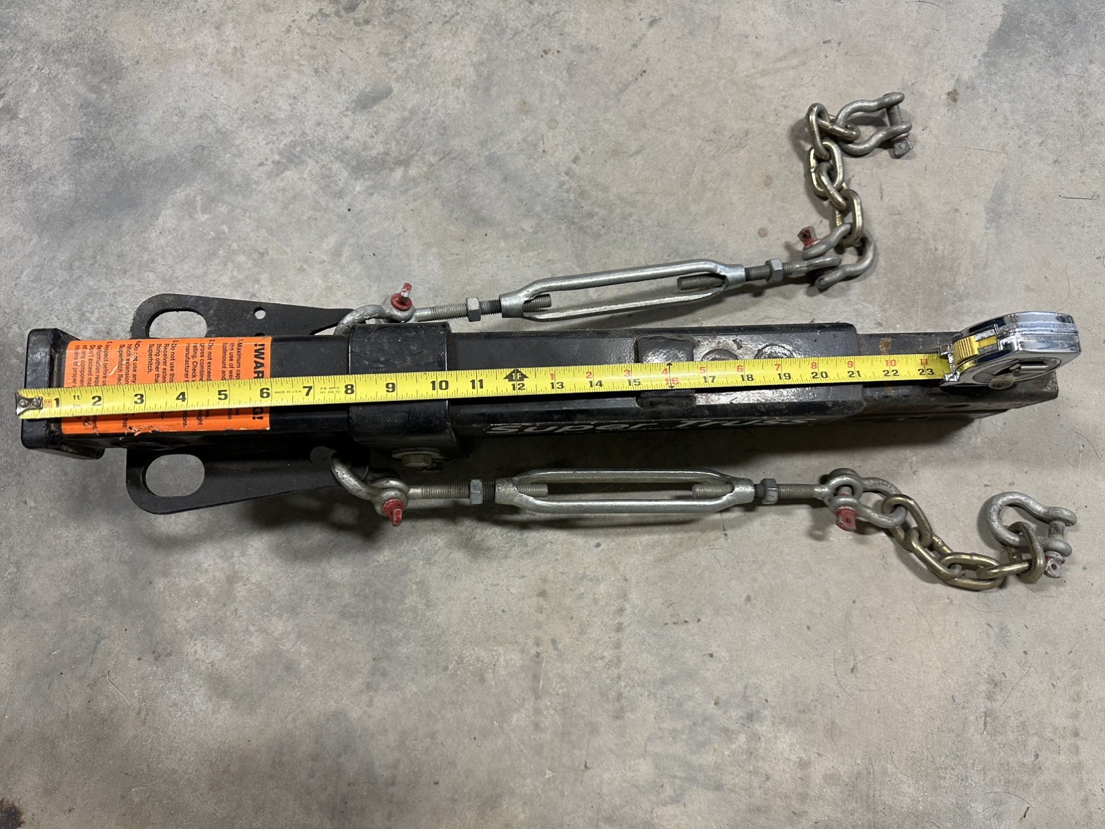 TorkLift SuperTruss Hitch Extension for SuperHitch Hitch Receivers Used