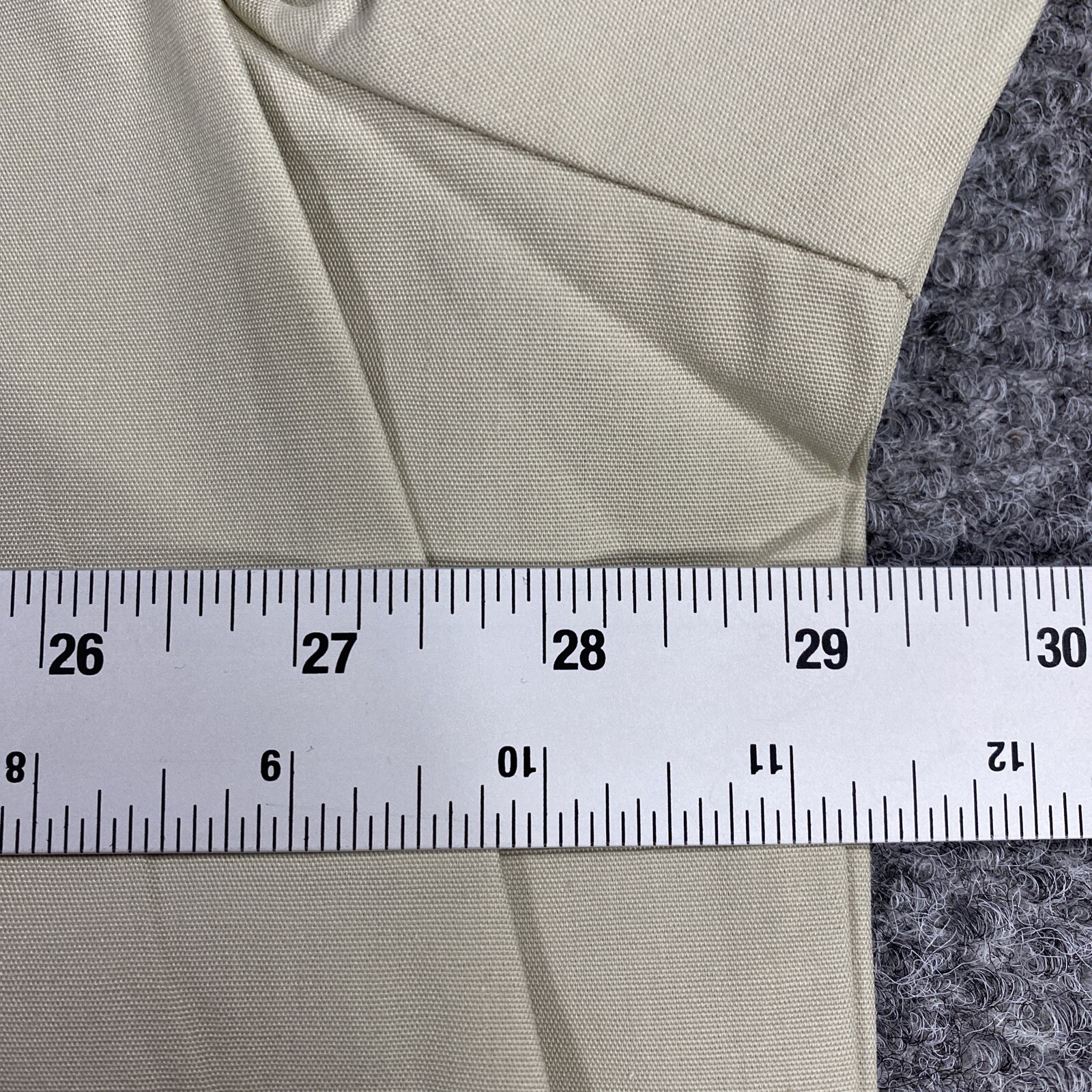 New Chef Chefs Short Sleeve Shirt Button Up Beige Size 4XL