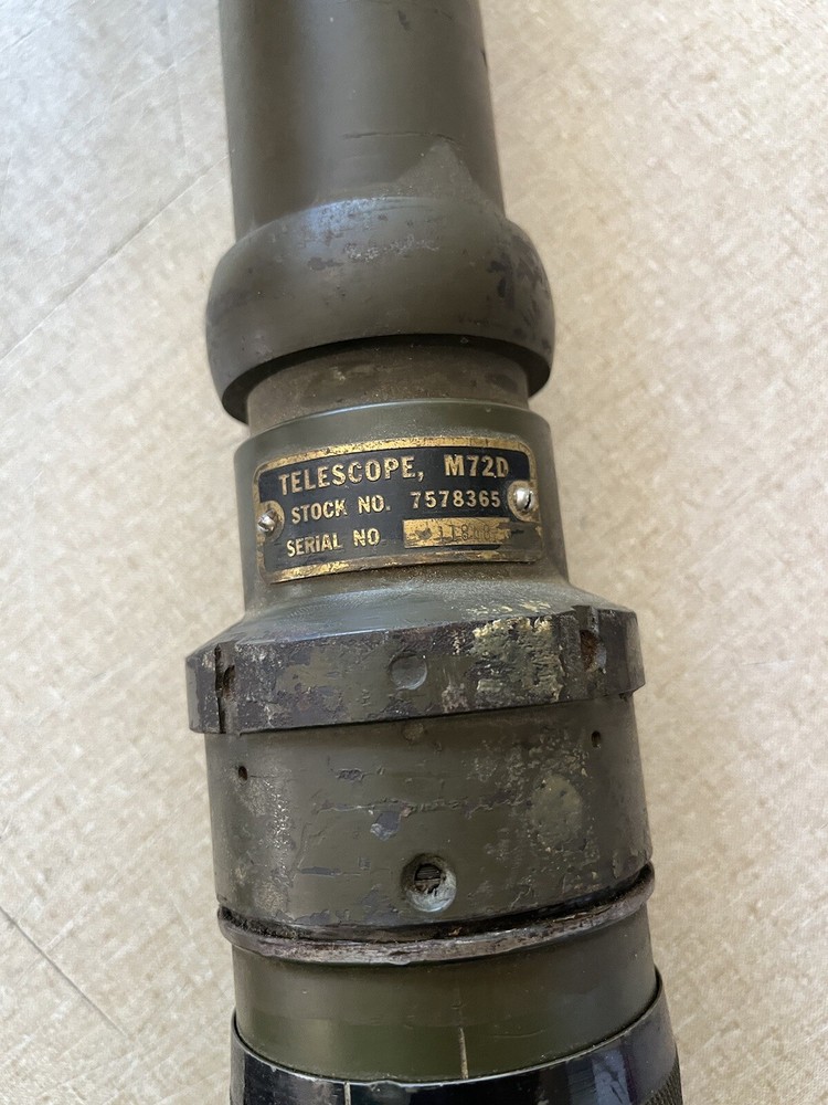 TELESCOPE M72D (DIRECT SCOPE) FROM SHERMAN TANK SN. 11848