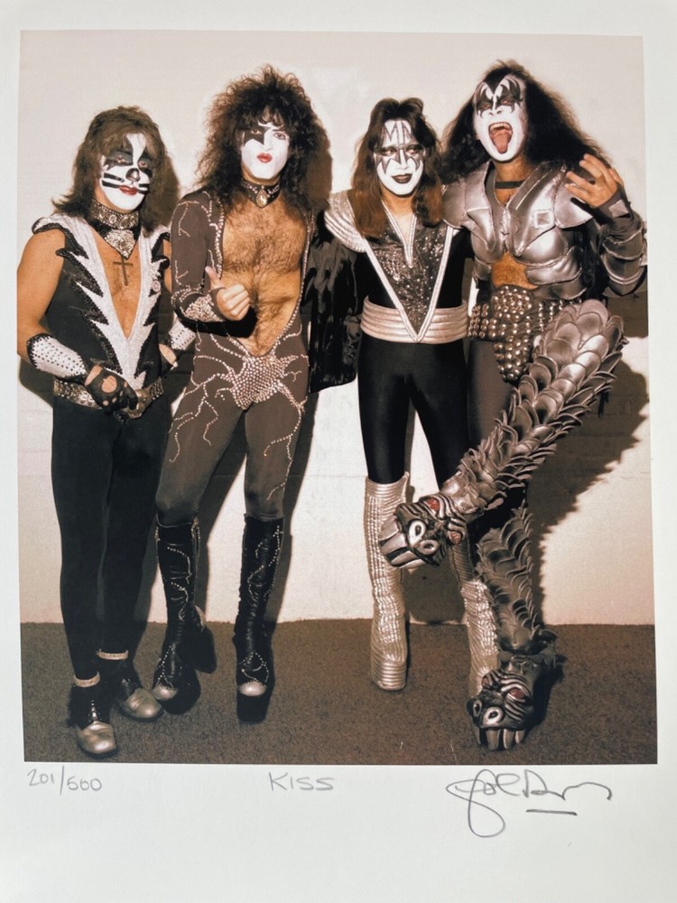 1976 KISS John Rowlands Signed & Numbered Photo Varsity Stadium Destroyer Ace