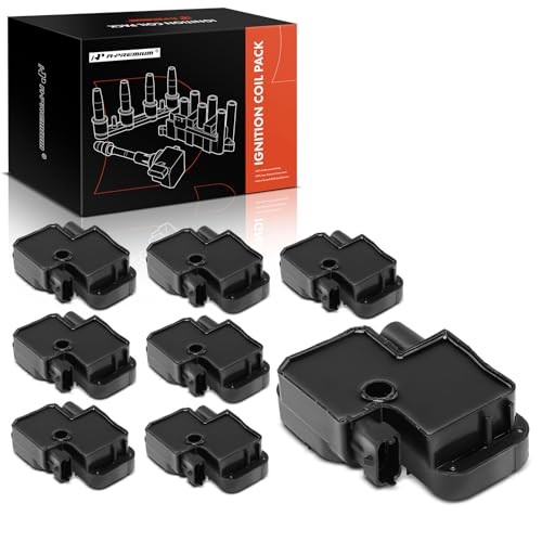 Engine Ignition Coil Pack Compatible with Mercedes-Benz E430 E500, CL500 Black