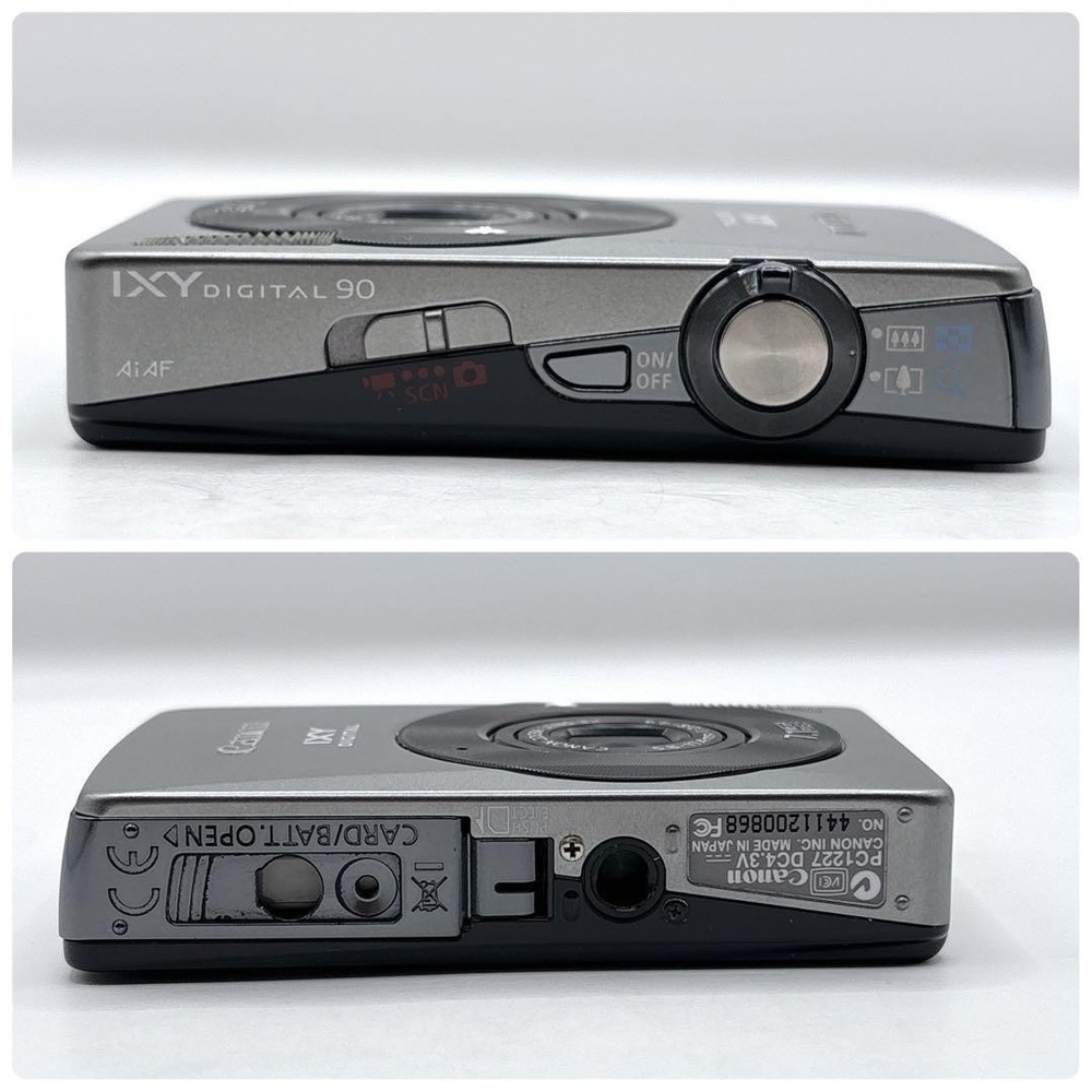 Canon IXY DIGITAL 90 Compact Digital Camera Silver Tested Excellent Condition