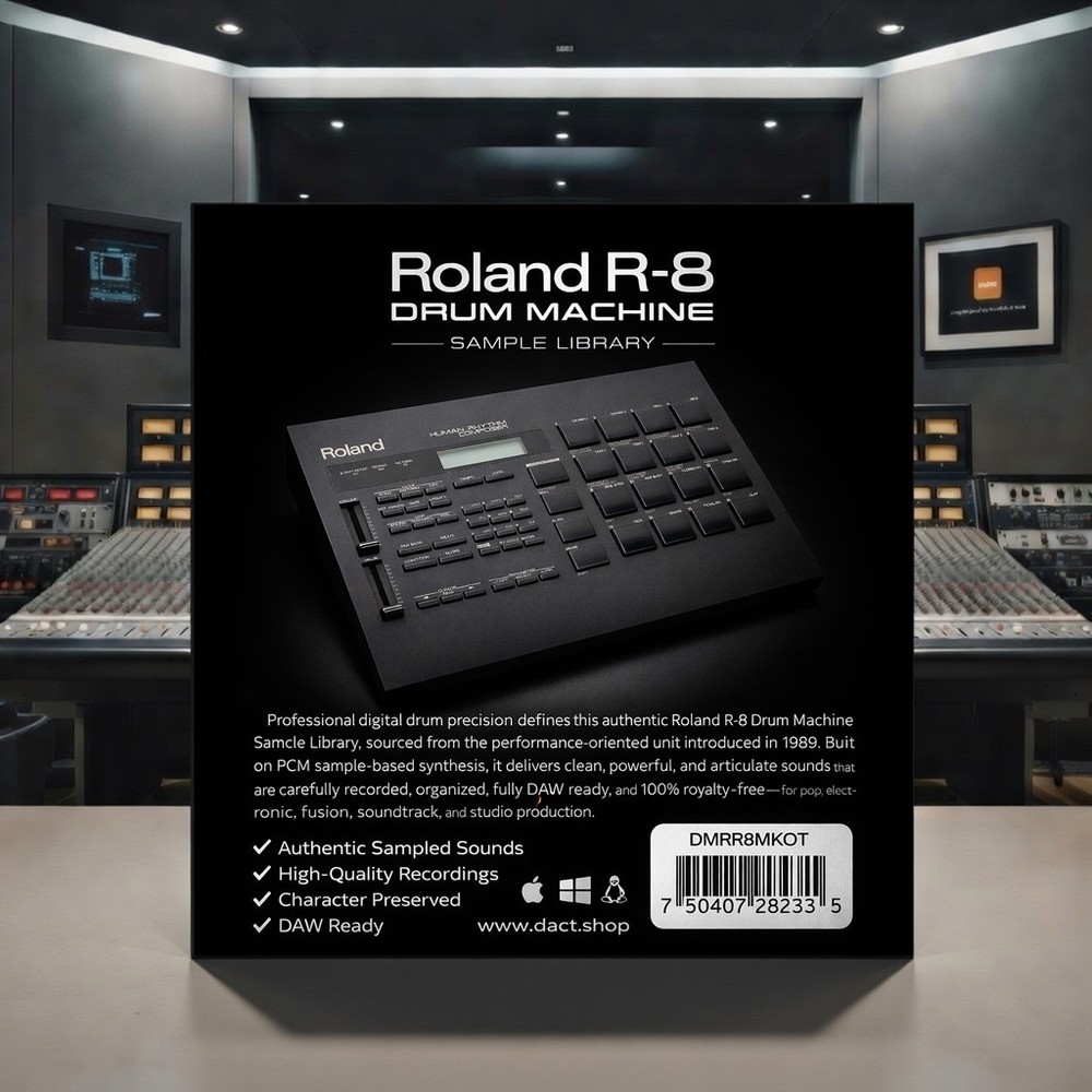 Roland R-8 Drum Machine Sample Library