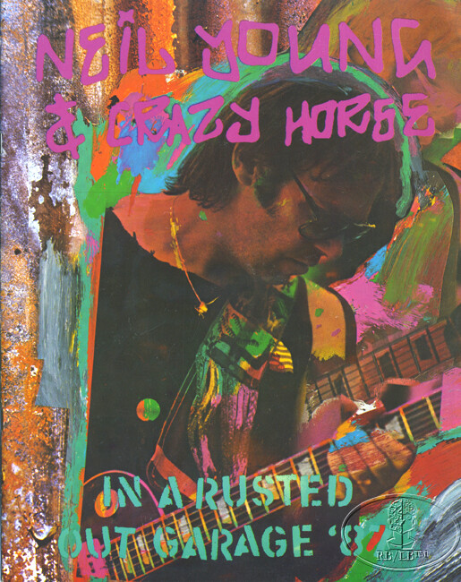 NEIL YOUNG 1987 RUSTED GARAGE Europe Tour Concert Program Tour Book