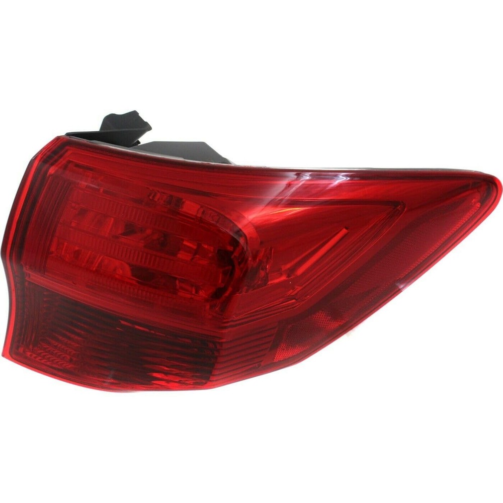 Tail Light Assembly Outer Right Passenger Side Red Lens with Bulb Lamp