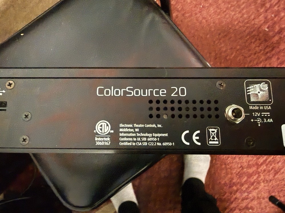 ETC ColorSource 20 Lighting Control Console, 20 Channels, 20 Playback Faders