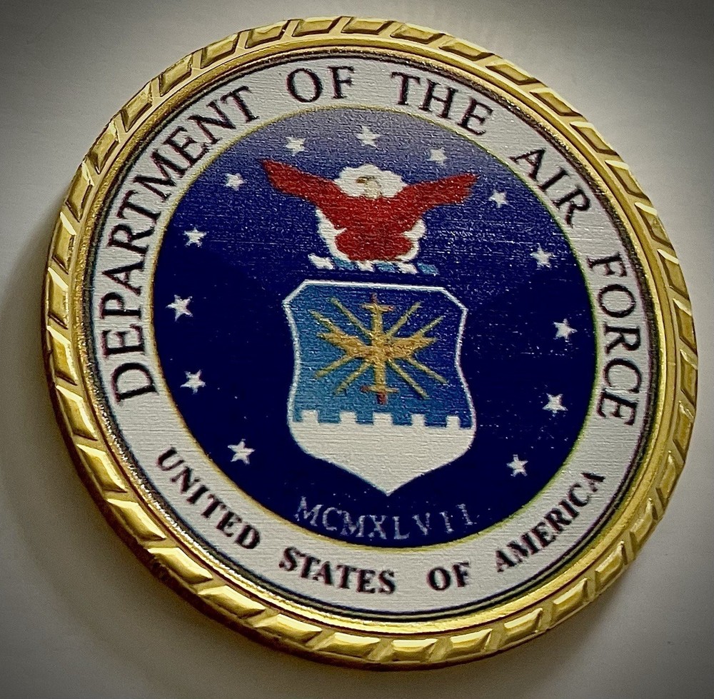 Space Force Challenge-Gold Colored-Air Force-USAF