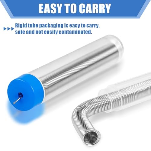 60/40 Solder Wire, 4 PCS Rosin Core Solder, Soldering Wire for Stained Glass,