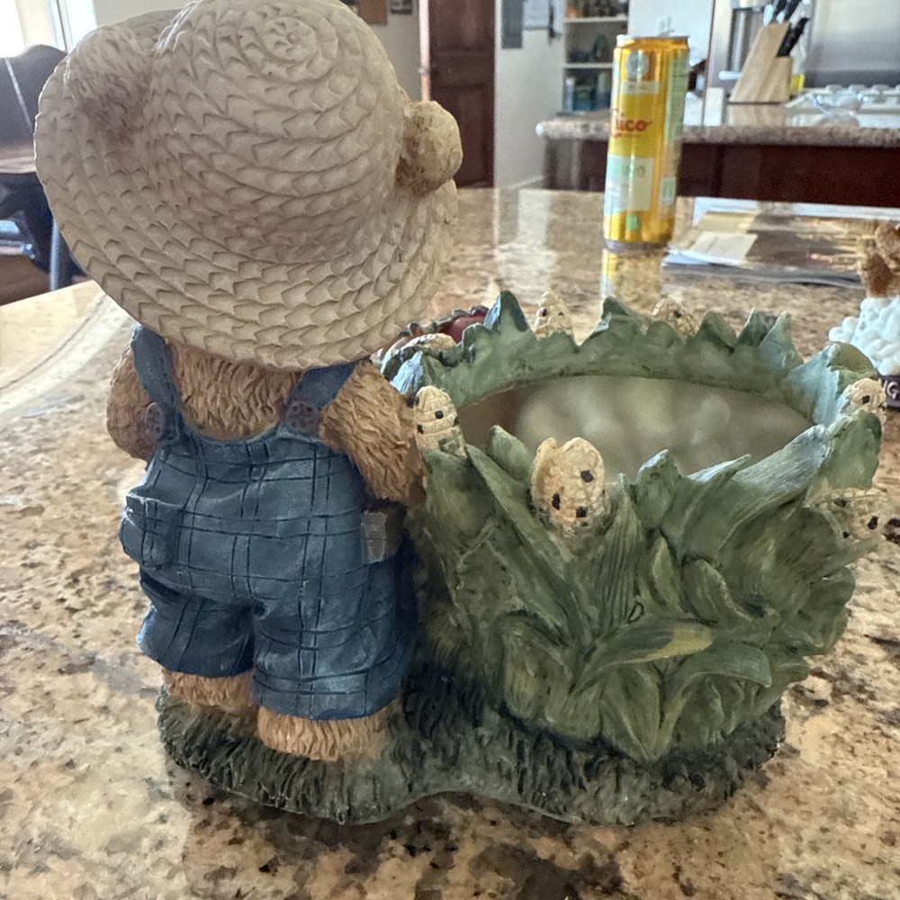 Windsor Bears Fall Harvest Teddy Bear Planter