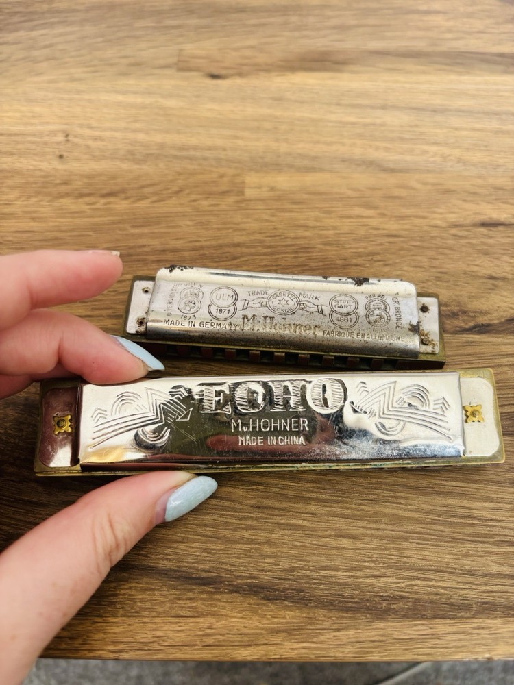 M.Hohner Echo Harmonica Bundle - 2 Harmonicas - See Description