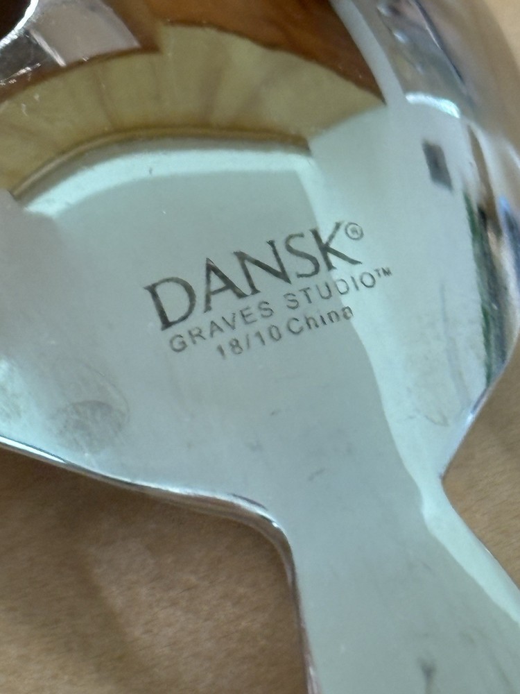 Dansk Graves Studio Stainless Steel Flatware Set. 3 Piece Serving set