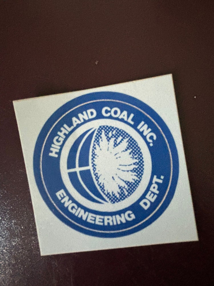 NICE  COAL COMPANY COAL MINING STICKER