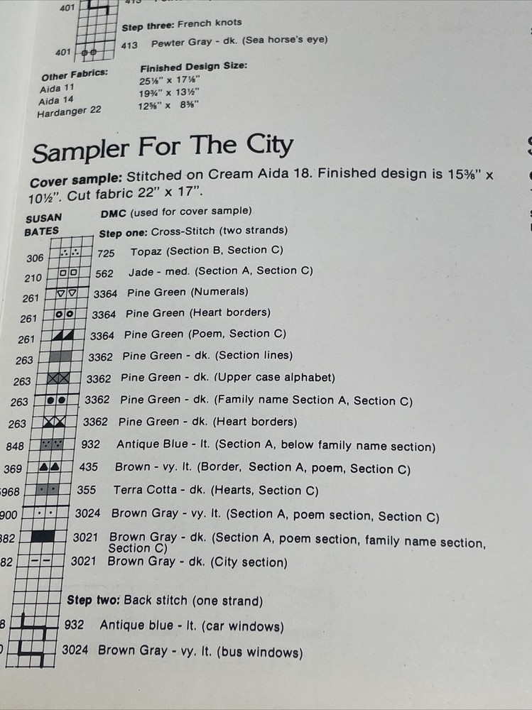 Silver Threads A Place In Your Heart Cross Stitch Pattern