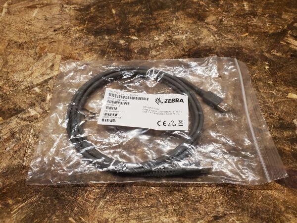 NEW Zebra CBA-U21-S07ZBR USB Data Transfer Cable - USB for Barcode Scanner 7 ft