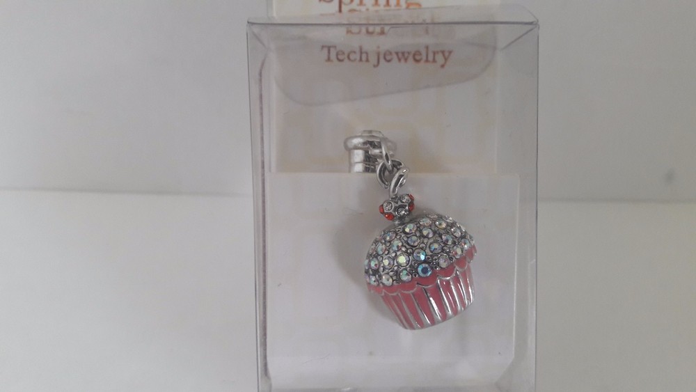 Spring Street Phone Charm Cupcake