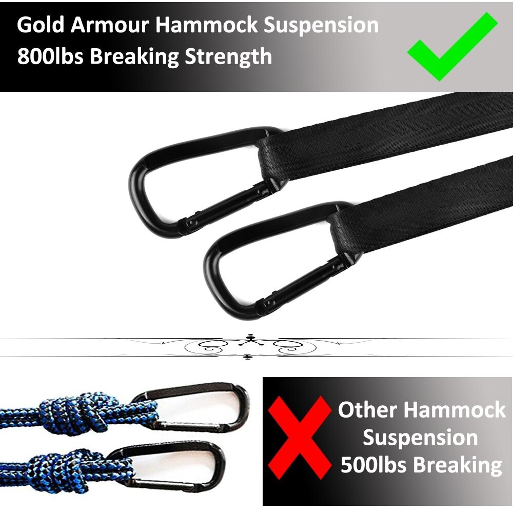 Double Person Hammock with Tree Straps and Bug Net for Outdoor Camping Hammock