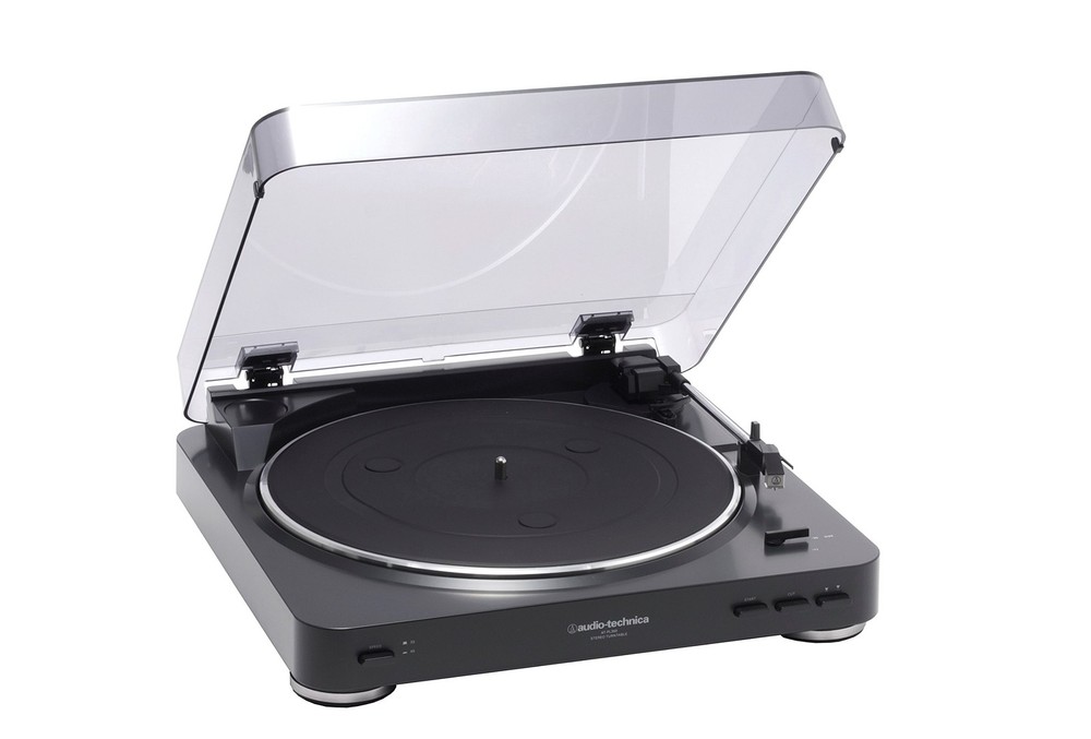Audio-Technica AT-PL300 Stereo Turntable System Fully Automatic Belt Drive Black