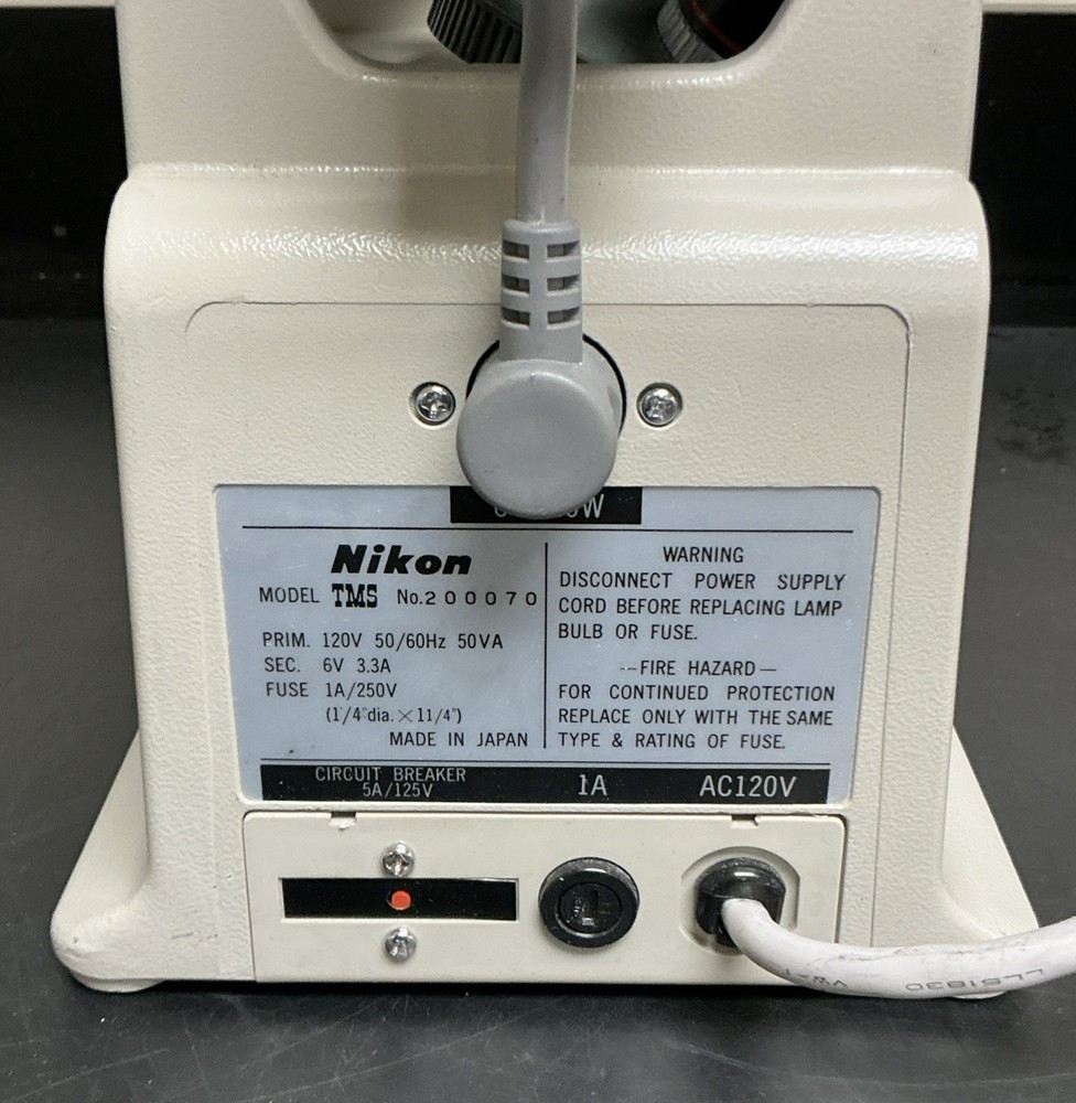 Nikon TMS Inverted Microscope