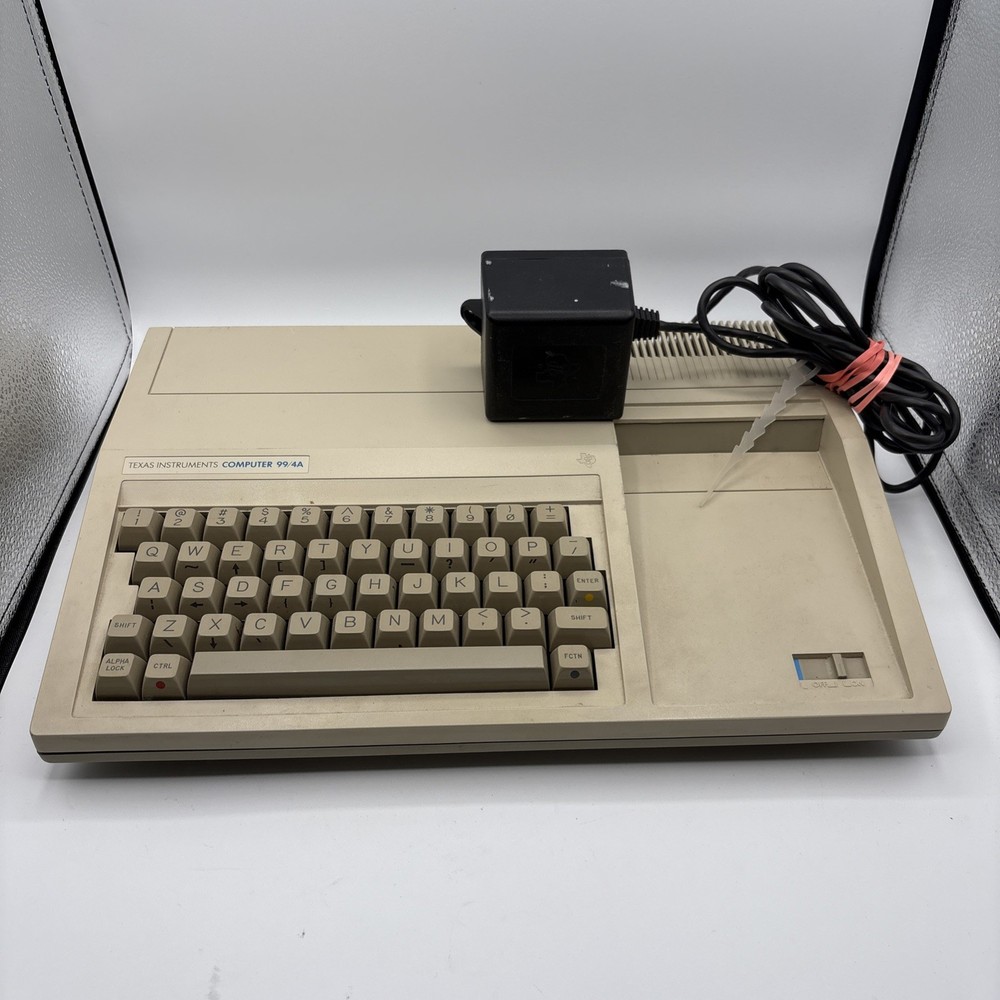 Texas Instruments Computer 99/4A, Untested, W/ Power Adapter & Car Wars, Othello