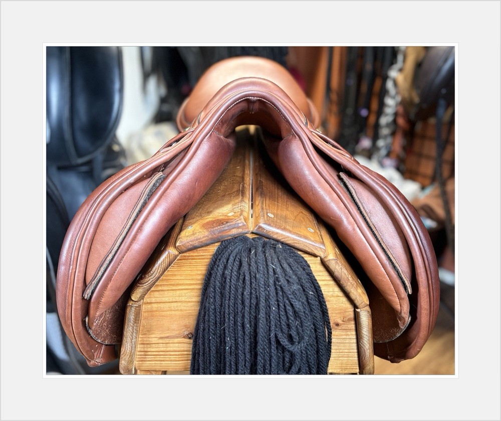 County Solution Jump Saddle. 17” M.