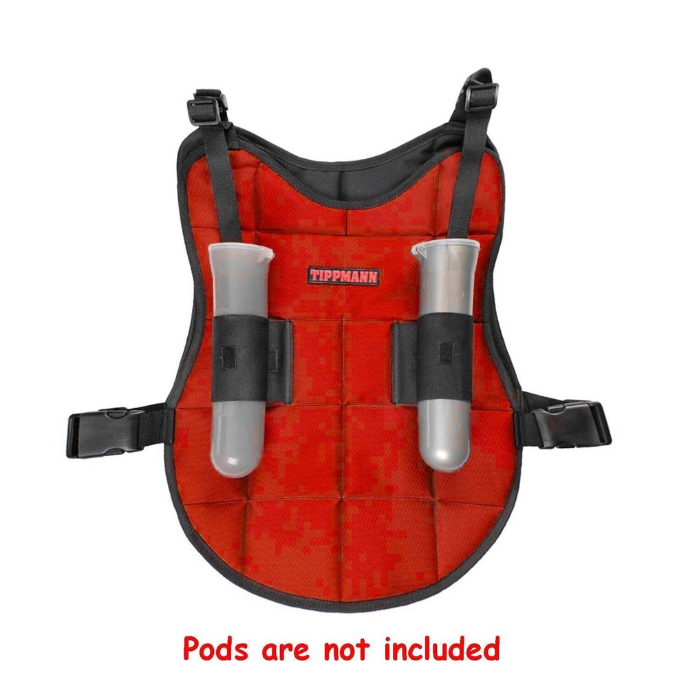 Tippmann Chest Protector - Podded - Red / Blue Reversible