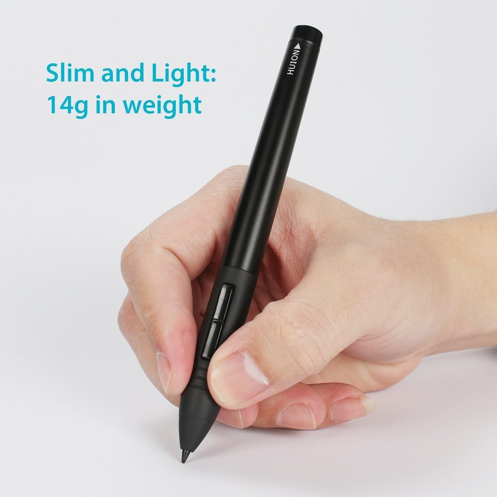 P80 Rechargeable Digital Stylus for Graphics Tablets - Lightweight & Versatile