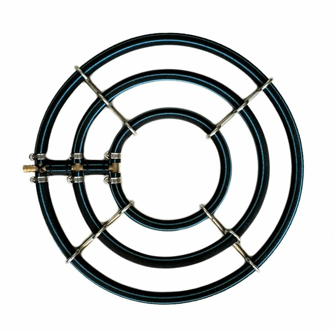 Pond Air Diffuser Stainless Steel Weighted Hydroponic Aerator KoiPond Tri Ring