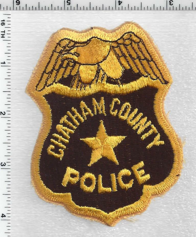 Chatham County Police (Georgia) 1st Issue Cap/Hat Patch