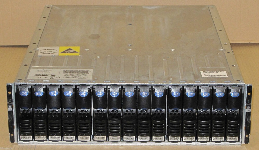 EMC KAE CX-2GDAE-FD Storage array + 15 x 73Gb, 2 x  Controllers, 2 PSU