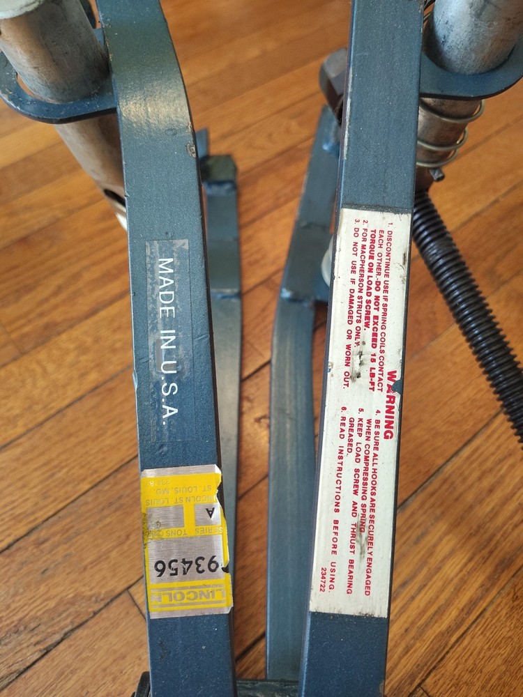 Lincoln ATD MacPherson Strut Strut Spring Compressor