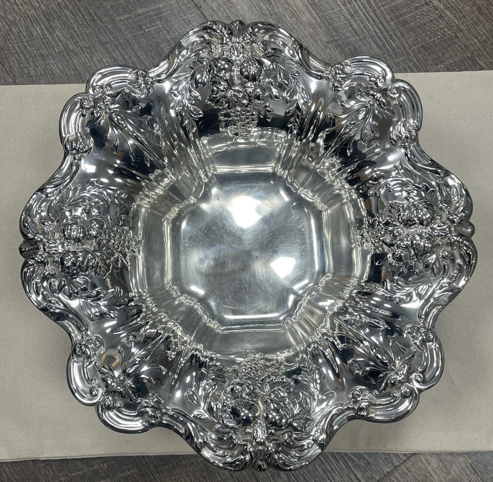 Reed & Barton Francis 1st Sterling Silver Repousse Compote