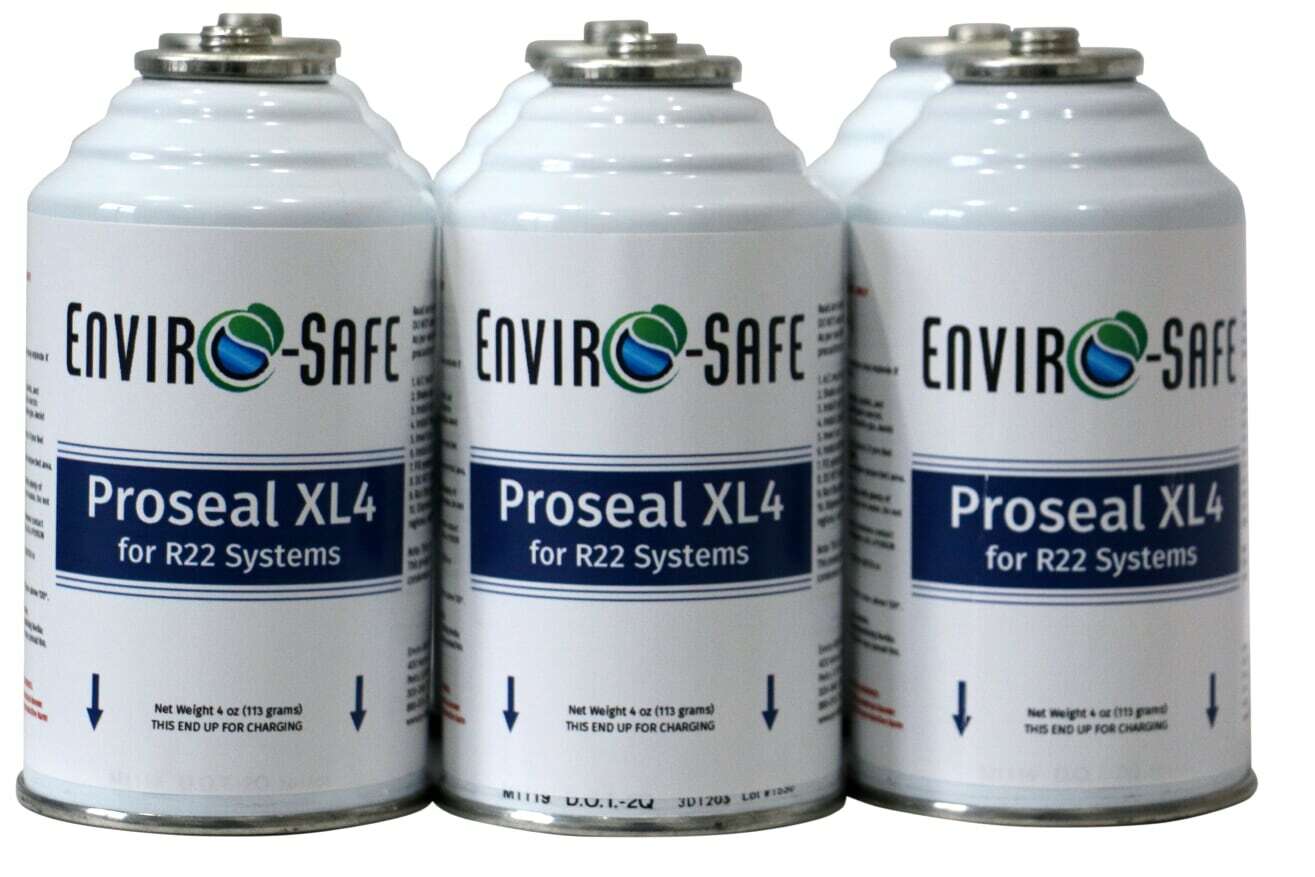 Envirosafe Proseal XL4 Sealant for R22, AC Coolant Support, 6 cans