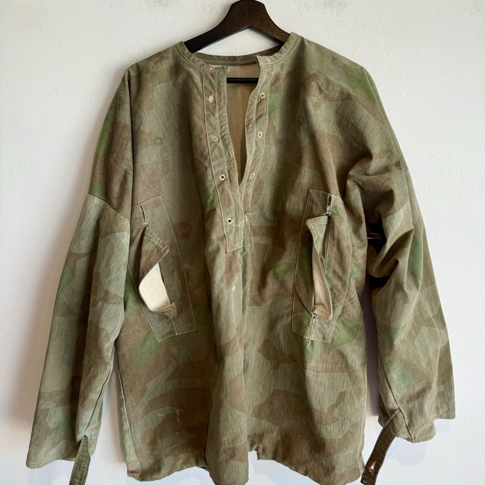 Original WWII German Camo Splinter Smock Tailored