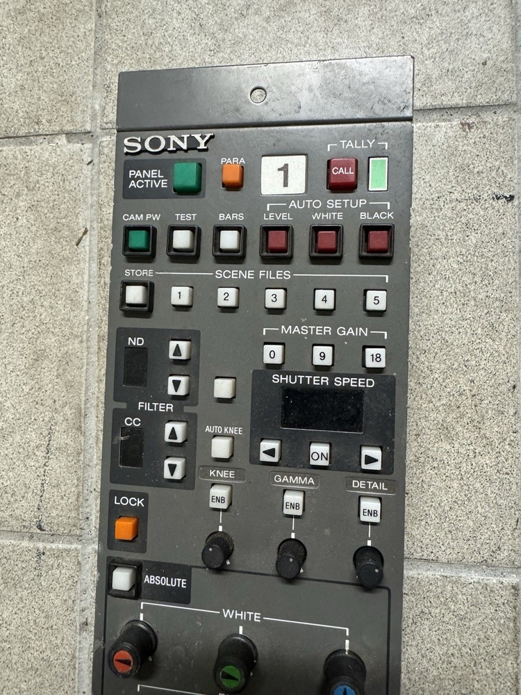 Remote Control Panel (RCP) for Sony Camera System