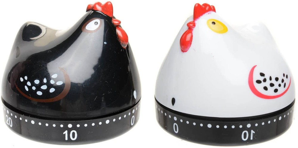 Chicken Chicky Kitchen Timers (2pcs)
