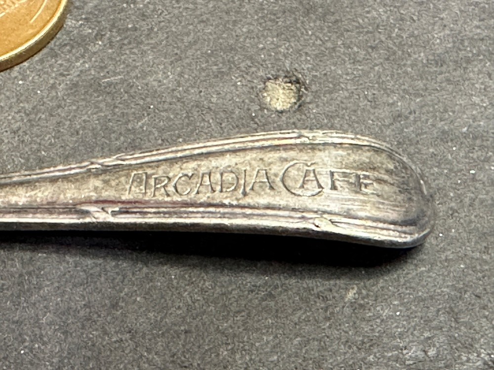 Vintage ARCADIA CAFE Teaspoon