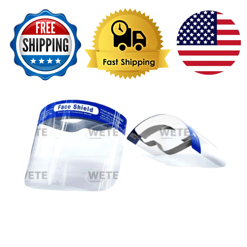 Reusable Full Face Shield Clear Washable High Quality Protective Gear