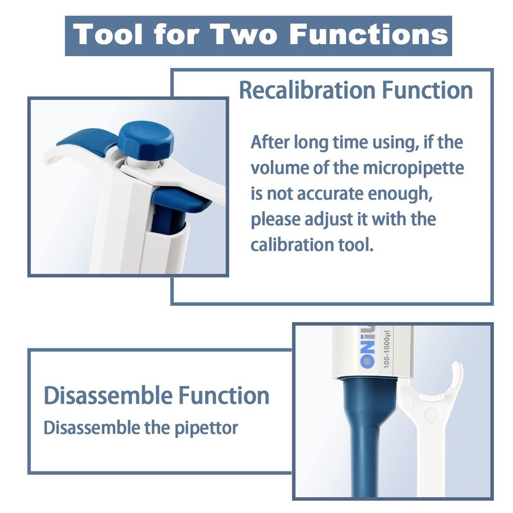 Micro Pipette with Large Display for Easy Volume Identification and Calibration