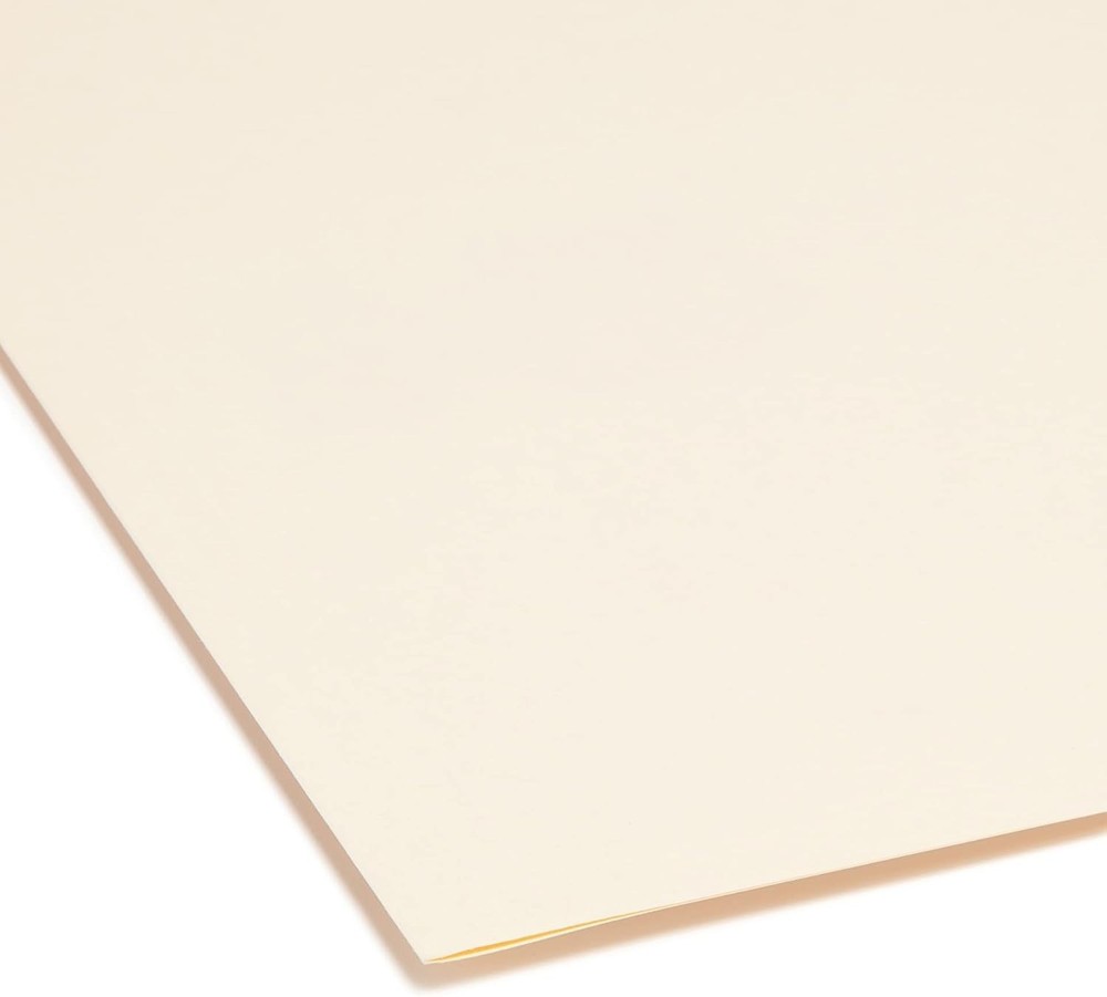 24 Assorted Position 1/3-Cut Tab Manila File Folders for Perfect Organization