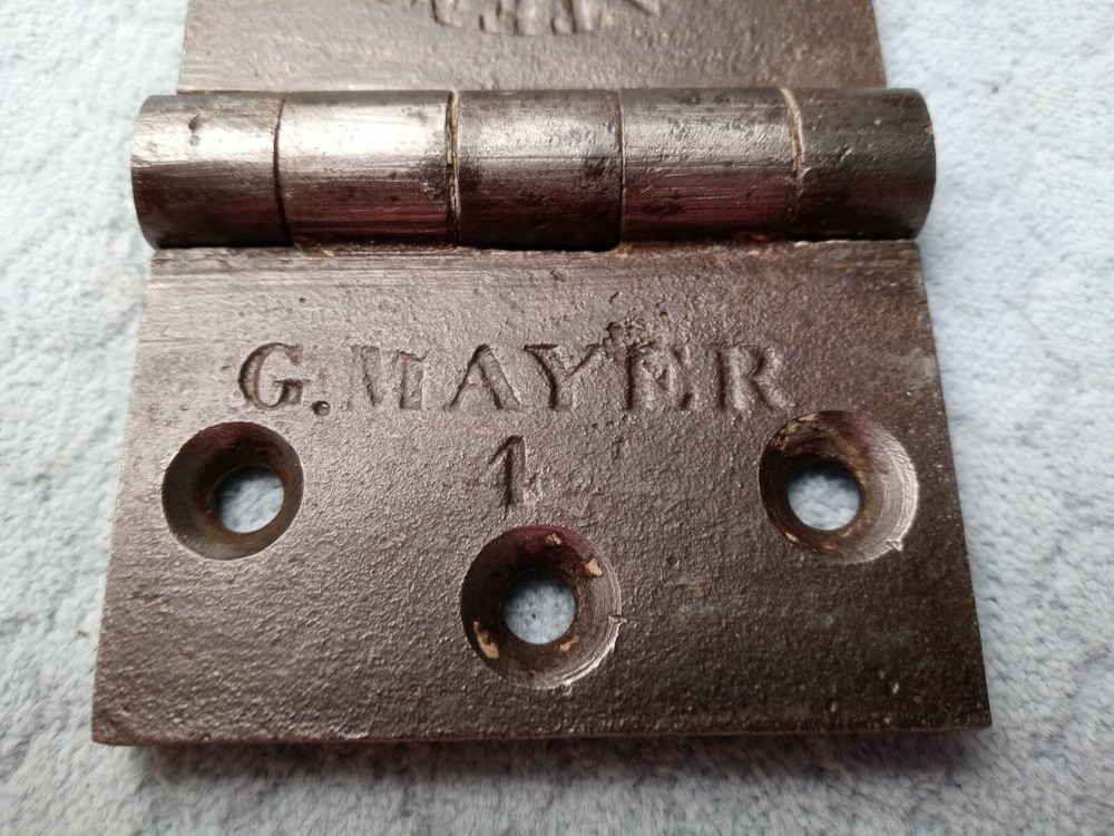 G. Mayer #4 Shutter Hinges 1830