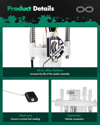 Compatible with E2434M Fuel Pump Electrical Assembly High Performance electric