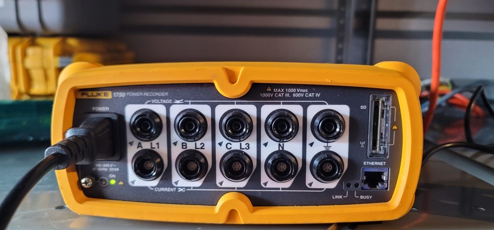 Fluke 1750 3 Three Phase Power Quality Recorder Analyzer Meter