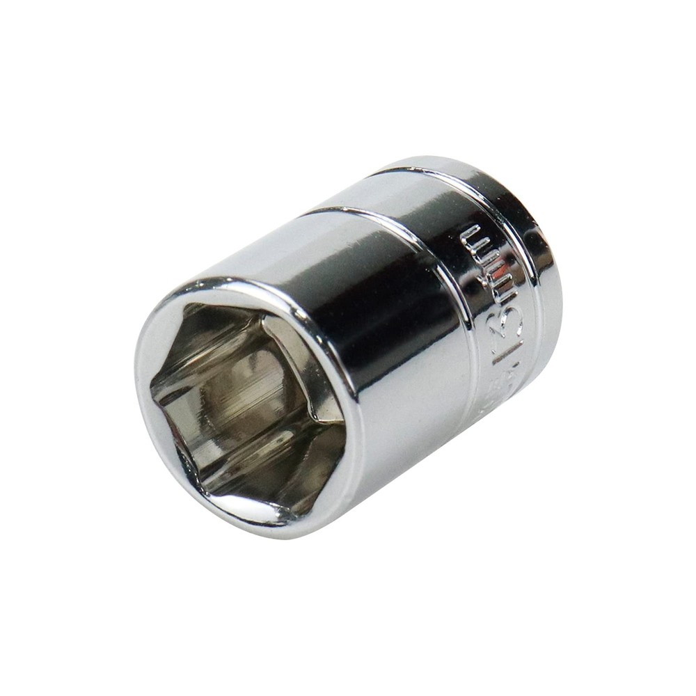 Shallow Socket 1/4 Inch Drive 13mm 6 Point -10pcs
