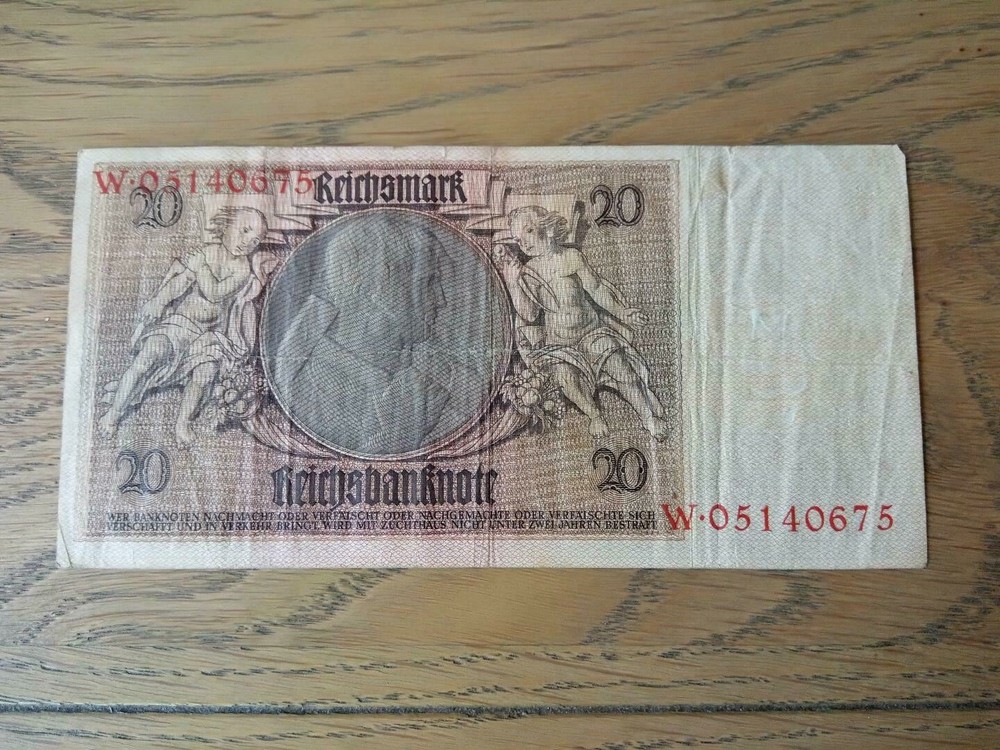 GERMANY - 20 REICHMARK - 1929 - USED